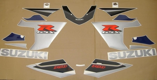 Suzuki GSX-R 750 2005 - Darkblue/Black - Sticker-Decals