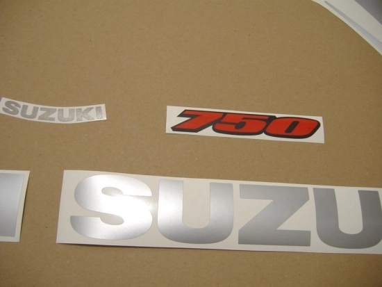 Suzuki GSX-R 750 2007 - Darkblue/Black - Sticker-Decals
