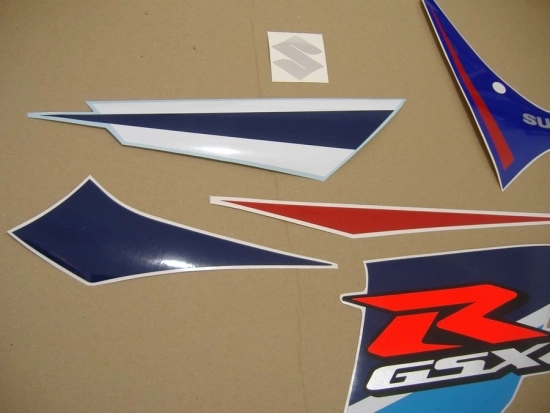 Restoration Sticker for Suzuki GSX-R 750 2007 in White/Blue