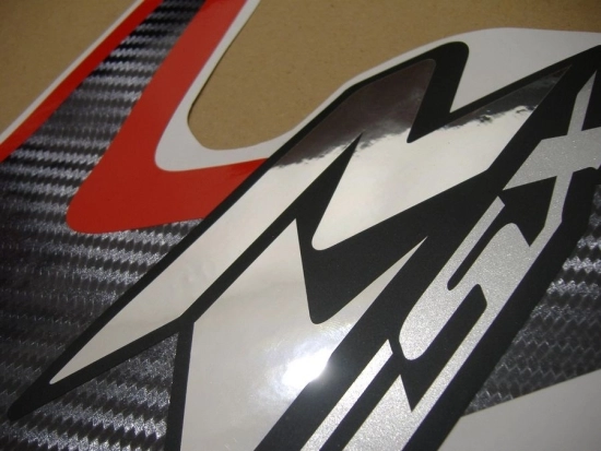 Suzuki GSX-R 750 2008 - Black/Red - Sticker-Decals