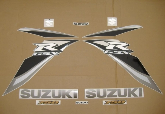 Suzuki GSX-R 750 2009 - Black/Gold - Sticker-Decals
