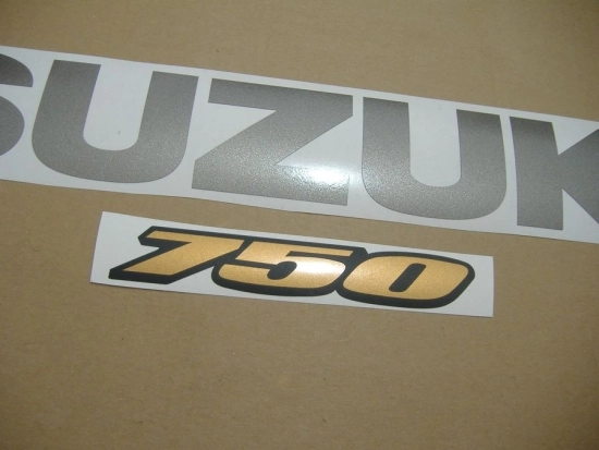 Suzuki GSX-R 750 2009 - Black/Gold - Sticker-Decals