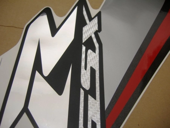 Suzuki GSX-R 750 2009 - White/Silver - Sticker-Decals