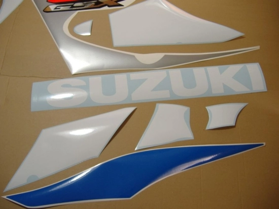 Restoration Sticker for Suzuki GSX-R 1000 2001 in White/Blue