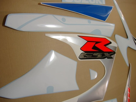 Suzuki GSX-R 1000 2001 - White/Blue - Sticker-Decals