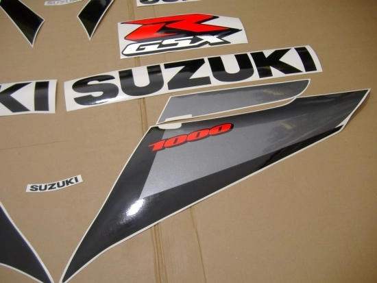 Suzuki GSX-R 1000 2003 - Silver - Sticker-Decals