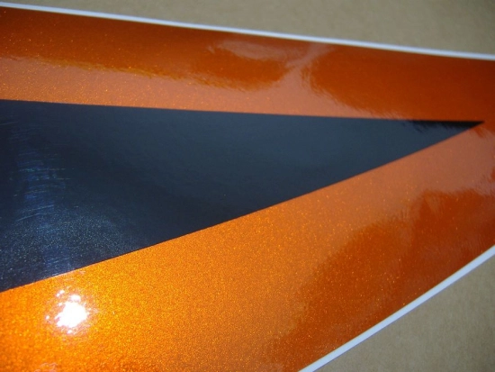 Suzuki GSX-R 1000 2003 - Orange/Schwarz - Aufkleber-Dekor