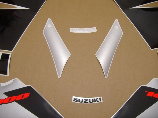 Suzuki GSX-R 1000 2003 - Orange/Schwarz - Aufkleber-Dekor