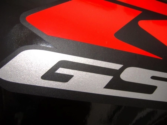 Suzuki GSX-R 1000 2003 - Orange/Schwarz - Aufkleber-Dekor