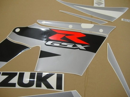 Suzuki GSX-R 1000 2004 - Grau/Schwarz - Aufkleber-Dekor