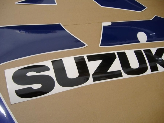 Suzuki GSX-R 1000 2004 - Weiß/Blau - Aufkleber-Dekor