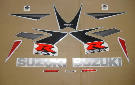 Suzuki GSX-R 1000 2006 - Rot/Schwarz - Aufkleber-Dekor