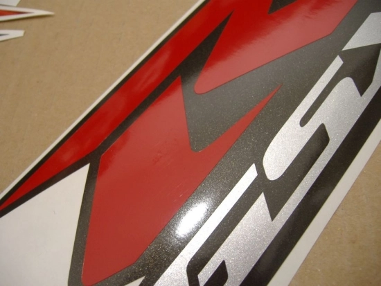 Restoration Sticker for Suzuki GSX-R 1000 2007 in Orange/Black