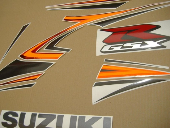 Suzuki GSX-R 1000 2007 - Orange/Black - Sticker-Decals