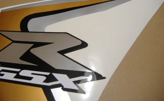 Suzuki GSX-R 1000 2008 - Schwarz/Gold - Aufkleber-Dekor