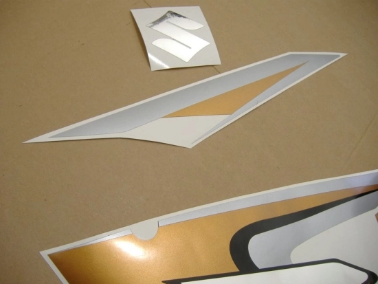 Suzuki GSX-R 1000 2008 - Schwarz/Gold - Aufkleber-Dekor