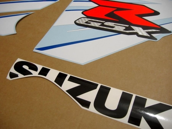 Suzuki GSX-R 1000 2014 - White/Blue/Black - Sticker-Decals