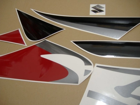 Suzuki Hayabusa 2006 - Burgunder/Schwarz - Aufkleber-Dekor