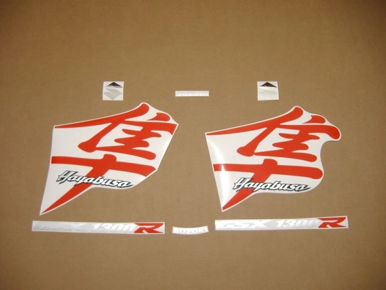 Restoration Sticker for Suzuki Hayabusa 2007 in Red