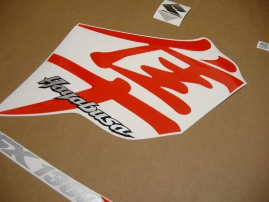 Suzuki Hayabusa 2007 - Red - Sticker-Decals
