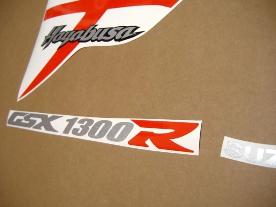 Suzuki Hayabusa 2007 - Red - Sticker-Decals