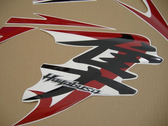 Suzuki Hayabusa 2008 - Orange/Red - Sticker-Decals
