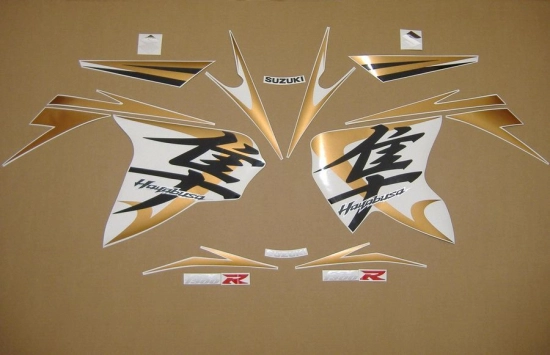 Restoration Sticker for Suzuki Hayabusa 2009 in Gold/Black