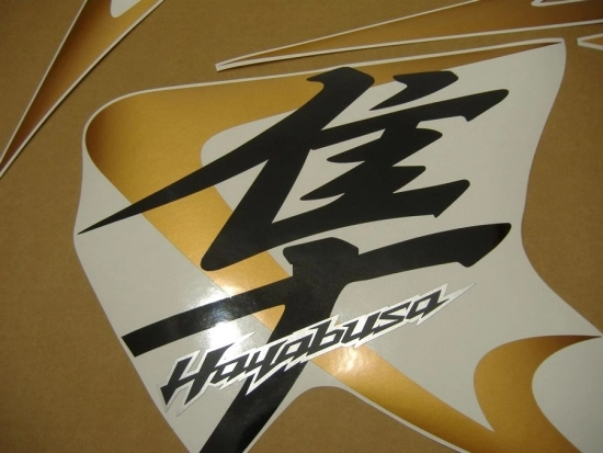 Suzuki Hayabusa 2009 - Gold/Black - Sticker-Decals
