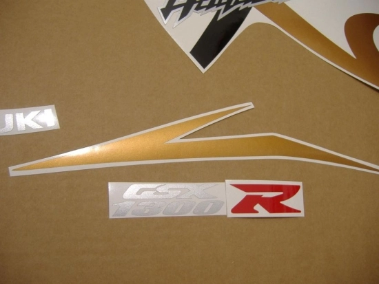 Suzuki Hayabusa 2009 - Gold/Black - Sticker-Decals