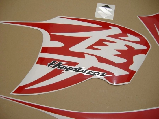 Suzuki Hayabusa 2010 - Black/Red - Sticker-Decals
