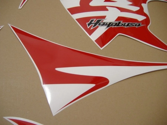 Suzuki Hayabusa 2010 - Black/Red - Sticker-Decals