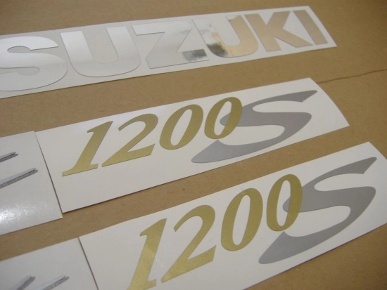 Suzuki Bandit 1200S 2002 - Darkblue - Sticker-Decals