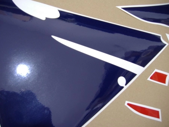 Honda CBR 600RR 2005 - Rot/Blau/Silber - Aufkleber-Dekor