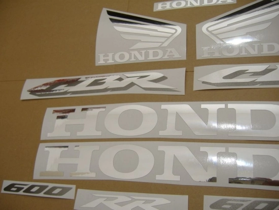 Honda CBR 600RR 2007 - Black/Grey - Sticker-Decals