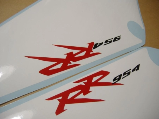 Restauration Aufkleber-Set für Honda CBR 954RR 2002 in Silber