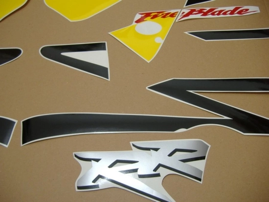 Honda CBR 954RR 2003 - Yellow/Black - Sticker-Decals