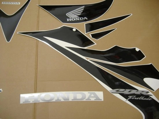 Restauration Aufkleber-Set für Honda CBR 1000RR 2007 in Rot/Schwarz EU