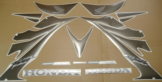 Honda CBR 1000RR 2007 - Schwarz/Grau EU - Aufkleber-Dekor