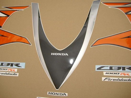 Honda CBR 1000RR 2010 mit Orange/Silber Motorrad Dekor