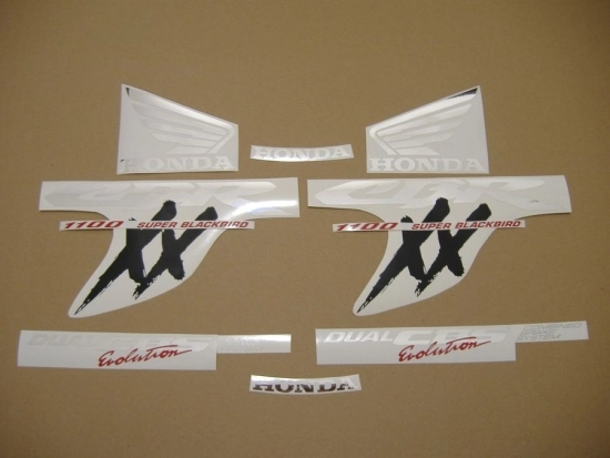 Honda CBR 1100XX 1997 - Grey - Sticker-Decals