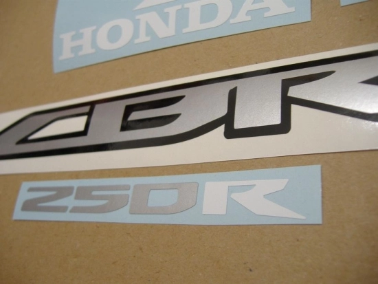 Restoration Sticker for Honda CBR 250R 2011 in Red/Silver