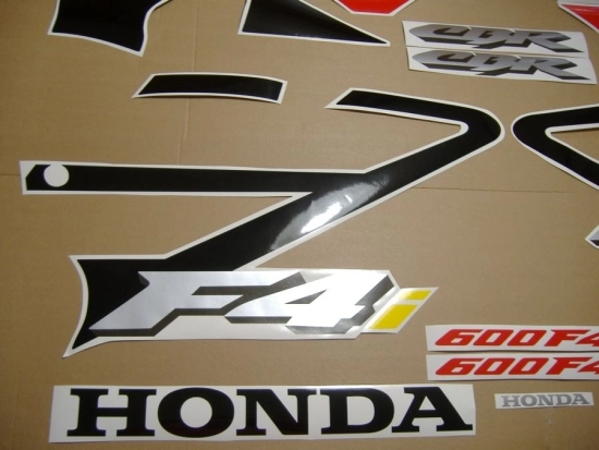 Honda CBR 600 F4i 2003 with Black/Red Replica Decal