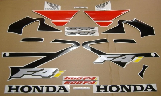 Honda CBR 600 F4i 2003 - Black/Red - Sticker-Decals