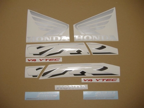 Honda VFR 800i 2002 - Black - Sticker-Decals