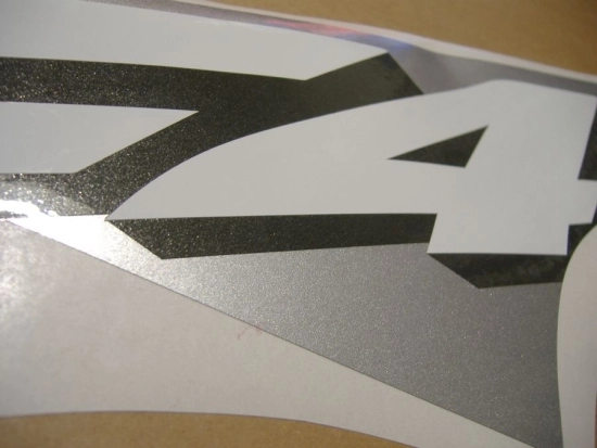 Honda CBR 600 F4i 2002 - Silver/Black - Sticker-Decals