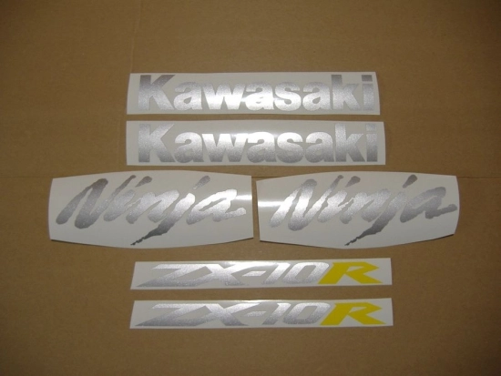 Kawasaki ZX-10R 2005 - Schwarz - Aufkleber-Dekor