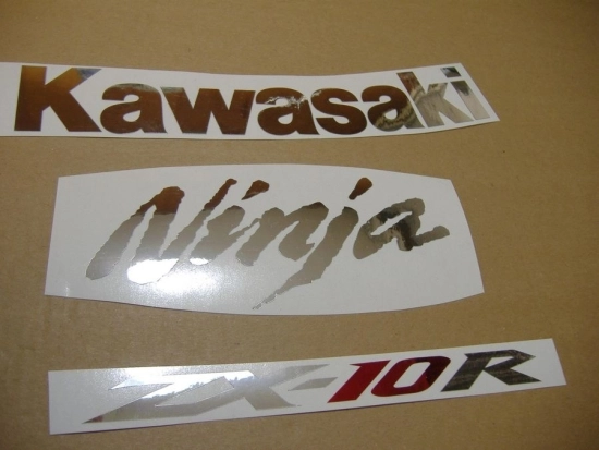 Kawasaki ZX-10R 2008 - Schwarz - Aufkleber-Dekor