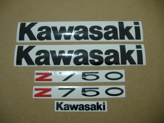Kawasaki Z 750 2006 - Silber - Aufkleber-Dekor