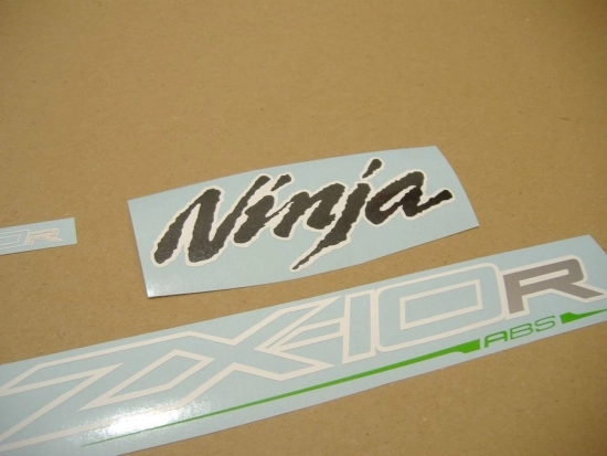 Kawasaki ZX-10R 2012 - Grün ABS - Aufkleber-Dekor