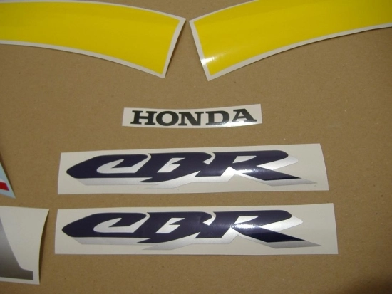 Honda CBR 954RR 2003 - Gelb/Dunkelblau - Aufkleber-Dekor